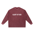 Mineral Wash Waffle Oversized T-Shirt