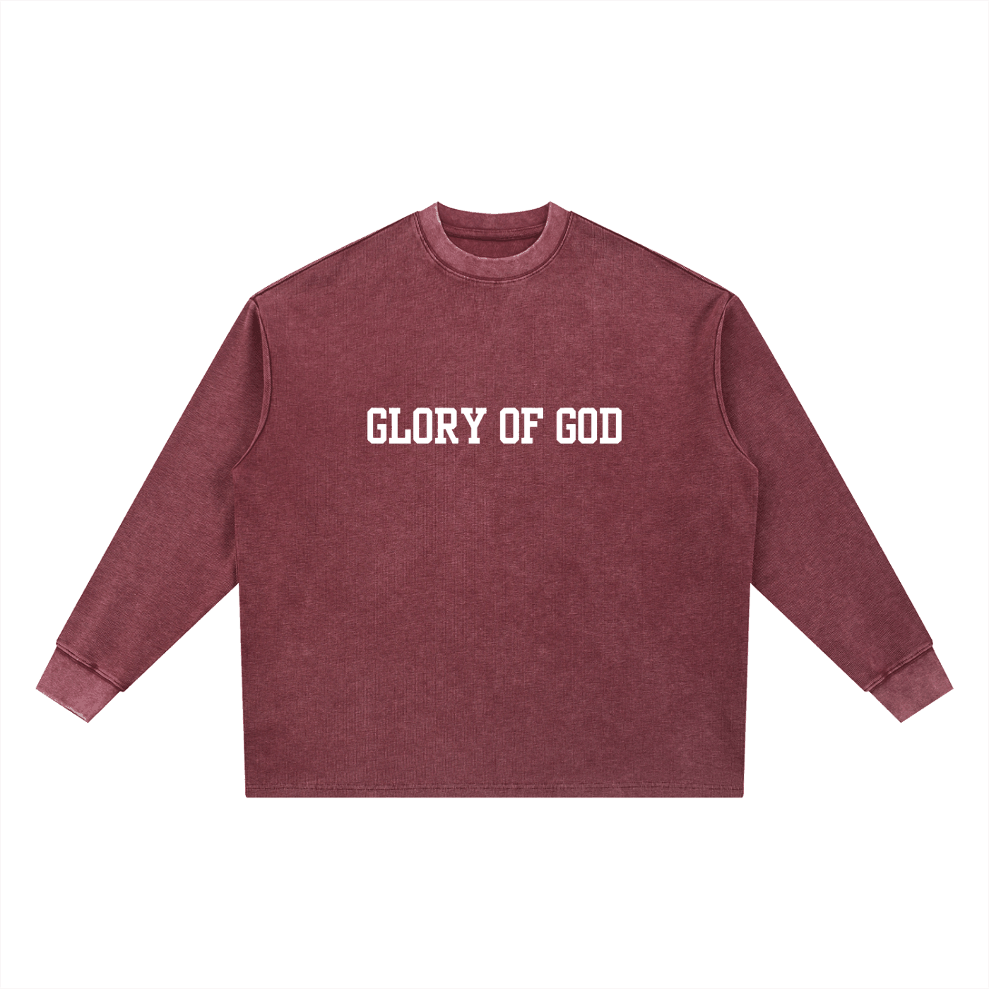 Mineral Wash Waffle Oversized T-Shirt