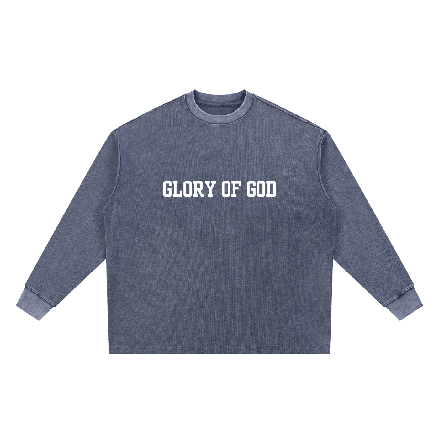 Mineral Wash Waffle Oversized T-Shirt